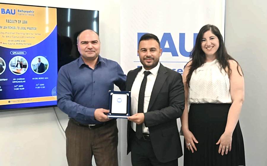 Av. Burcu Sertbay Bahçeşehir Kıbrıs Üniversitesi Hukuk Fakültesi Öğrencileriyle Buluştu
